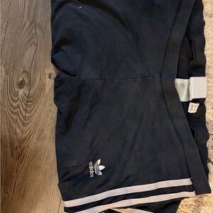 Adidas Black Leggings with white logo